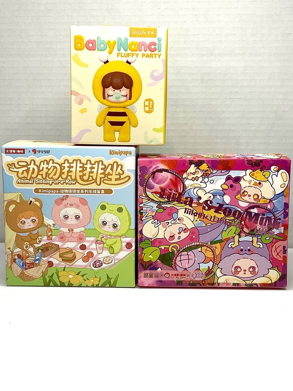 #BB 3 Kawaii Blind Box Bundle of 3 | Baby Nanci Fluffy Party + Kimipapa